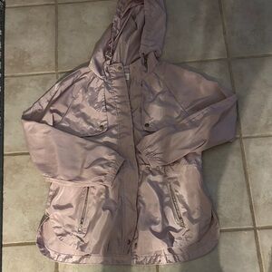 Blush pink Hooded lightweight Jacket